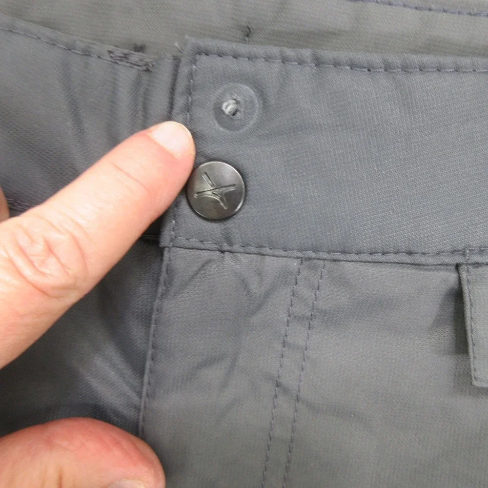 Arctix Men's Essentials Insulated Snow Pants Medium Charcoal Gray Ski New DEFECT